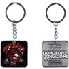 Konix Dungeons & Dragons Portachiavi - Design Beholder - Nero e rosso