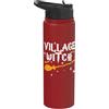 Miftees Halloween Tees Strega del villaggio divertente Halloween Village Witch Stainless Steel Insulated Water Bottle
