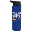 Miftees Halloween Tees Strega del villaggio divertente Halloween Village Witch Stainless Steel Insulated Water Bottle