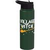 Miftees Halloween Tees Strega del villaggio divertente Halloween Village Witch Stainless Steel Insulated Water Bottle