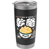 Cute Kawaii Mac & Cheese Japanese Style I Love Mac & Cheese - Simpatica grafica ispirata al giapponese Bicchiere termico in acciaio inox doppia parete