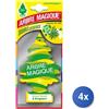 Arbre magique 4x Arbre Magique Deodorante Auto Pinetto Green Forest & Bergamotto