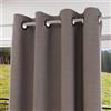 Soleil d'ocre, Tenda con occhielli Isolant e 100% oscurante 135x300 cm ECLIPSE tortora