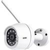 Vimar 46237.040A Telecamera ip wifi da esterno, 1080p con rilevatore di movimento, compatibile con assistenti vocali, disponibile VIEW product per Alexa e Google assistant