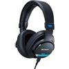 Sony MDR-M1 Studio - Cablate, Riproduzione a banda ultra larga (5 Hz-80 kHz), Ideali per registrazioni e mixaggi in studio, Design leggero(216 g), Include 2 cavi rimovibili di alta qualità, Nero