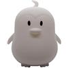 AROUND THE CRIB NITE04 - Luce notturna a forma di animale da compagnia pinguino, 9,5 x 7 x 7 cm, colore: Bianco