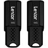 Lexar 0000067096 Lexar PEN DRIVE 64 GB USB 3.0 JUMPDRIVE S80 BIPACK NERO