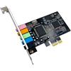 No Scheda Audio Integrata per Desktop PCI-e 5.1, Giochi 3D, Musica, Scheda Aud1074