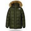 The North Face Donna Piumino Gotham S Khaki 550 Cappuccio Imbottito Trapuntato