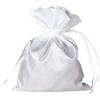 Halmakegel.com Borsa In Stoff Di Satin - Circa 15 X 20 Cm - Bianca