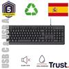 Trust TK-150 SILENT KEYBOARD ES