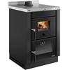 Nordica Cucina legna 6kW VICENZA 16 Nean Antracite 4 stelle (60x60x85cm)