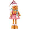 Statuina telescopica biscotto ragazza uomo per cappotto espositore vacanze da ta