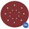 Imperial 10x Disco Abrasivo 16 Fori Con Chiusura a strappo Per Lm 600 Mm 225 Grana 120