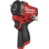 Milwaukee M12 FUEL FIW2F38-0 12V 3/8 in Stubby Impact Wrench strumento nudo n...