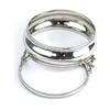 Rebecca Minkoff Bracciale Rigido Catena Doppia in Argento $128
