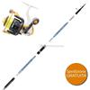 Globe Fishing-Trabucco KIT PESCA CANNA TRABUCCO AVALON SURF CASTING IV M 4 G 150+MULINELLO BRUTAL 7000
