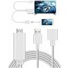 Cavo Adattatore HDMI Video USB HDTV per iPhone iPad Apple MHL TV