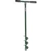 Ribimex Trivella Manuale per Terreno Ø 15 cm con Manico Ergonomico | Punta Elicoidale in Acciaio da 1 m, Manico con Rivestimento Antiscivolo, Ideale per Piante e Pali da Recinzione, PRTARMAN150