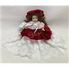 DOM Artistic Bambola in porcellana "bisquit" collezione Capodimonte artigianale 20 cm Italy