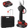 Forbici Cesoie Potatura Elettriche 48V con 2 Batterie Ricaricabili e Valigetta