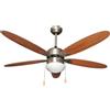Zephir VENTILATORE DA SOFFITTO ZEPHIR ZFS9110M 5 PALE IN LEGNO 70W 130CM LUCE PARALUME