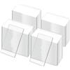 Does not apply 50Pcs Tavolo in Acrilico Trasparente Segnaposto Matrimonio Rettangolo Carte Con