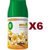Air Wick 6 PZ AIR WICH FRESHMATIC RICARICA VANIGLIA E THE' BIANCO DEODORANTE SPRAY 250ML