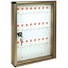 Alubox Bacheca porta chiavi alubox alluminio bronzato chiavi 24 mm 300x50 h.mm 400
