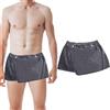 VOSSOT Kilt da sauna, da uomo, in cotone, da bagno, da uomo, a scatto, in