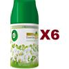 Air Wick 6 AIR WICH FRESHMATIC RICARICA FRESIA BIANCA E GELSOMINO DEODORANTE SPRAY 250ML