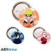 ABYSTYLE NARUTO - Badge Pack - Naruto, Sasuke, Sakura