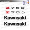 Kit di adesivi per serbatoio e fianchetti Kawasaki Z750 - Kawasaki Z1000