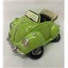 Salvadanaio macchina auto d'epoca verde 12x9x7 cm portamonete risparmi arredo