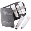 QC TERME KIT BENESSERE DA VIAGGIO Elegante Cofanetto Regalo, Trattamenti Spa, Ki