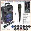 Karma Cassa amplificata bluetooth portatile karaoke professionale attiva con microfoni