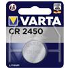 Varta PILA BATTERIA A BOTTONE CR2450 LITIO VARTA 570MAH 3V