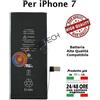 BATTERIA CON CHIP ORIGINALE PER APPLE IPHONE 7 1960mAh ZERO CICLI