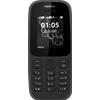 Generico Nokia 105 Dual SIM Nero SIM Free Cellulare Classico Originale Nokia