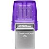 Kingston DataTraveler microDuo 3C USB Flash Drive 128GB USB Gen 3 Type-C and Typ