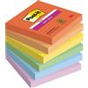 ‎3M Post-it Foglietti Super Sticky, Collezione Playful da 6 blocchetti, 90 Fogli/blo