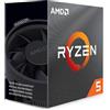 AMD CPU RYZEN 5, 5500, AM4, 4.20GHZ 6 CORE, CACHE 19MB, 65W WRAITH STEALTH COOLE
