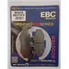 EBC Biologico Posteriore Pastiglie Freno Per Piaggio MP3 350 (2018 A 2019)