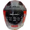 LS2 Casco jet con visiera LS2 OF616 Airflow II moto scooter grigio lucido E2206