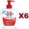 AMUCHINA 6 PZ AMUCHINA SOAP XGERM SAPONE LIQUIDO MANI DISINFETTANTE 250ML
