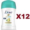 Dove 12 PZ DOVE DEO STICK GO FRESH ALOE VERA E PERA DEODORANTE CORPO 40ML