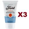 FLOID 3 PZ FLOID THE GENUINE GEL DA BARBA TRASPARENTE CITRUS SPECTRE 150ML SHAVING GEL