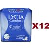 LYCIA 12 PZ LYCIA COMFORT NOTTE ASSORBENTI ULTRA CON ALI DA 10 IPOALLERGENICO
