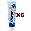 Benefit 6 PZ BENEFIT DENTIFRICIO JUNIOR AL GUSTO TUTTO I FRUTTI 50ML PER BAMBINI