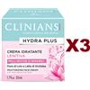 Clinians 3 PZ CLINIANS HYDRA PLUS CREMA IDRATANTE LENITIVA 50ML PELLI SECCHE O SENSIBILI